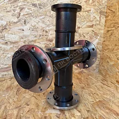 Крестовина ПНД фланцевая 710 мм SDR17 Pn10