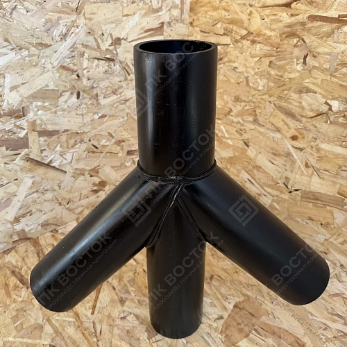 Крестовина 45 градусов ПНД сварная SDR17 200 мм