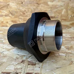 Переход ПЭ-Латунь 90х3" НР (с наружной резьбой)