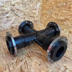 Крестовина ПНД фланцевая 710 мм SDR17 Pn10